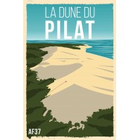 AF37- Lot de 5 Affiches La Dune du Pilat